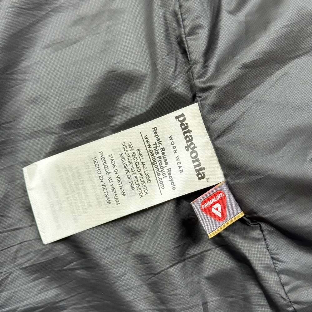Patagonia Womens Black Primaloft Quilted Outdoor Full Zip Nano Puff Vest Size L - Picture 7 of 12